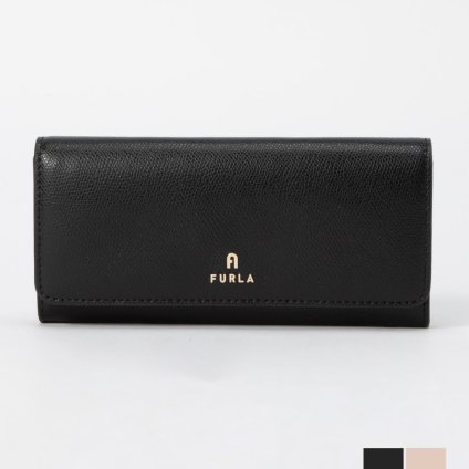フルラ FURLA WP00324 ARE000 長財布 カメリア レディース 財布 レザー ロングウォレット 本革 ロゴ シンプル ギフト プレゼント ブランド おしゃれ お祝い CAMELIA CONTINENTAL WALLET SLIM ブラック ベージュ