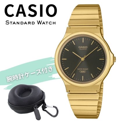 カシオ 腕時計 メンズ レディース キッズ 子供 ゴールド ブラック 黒 アナログ メタルバンド 海外モデル 逆輸入 薄型 軽量 学生 中学生 高校生 入学祝い 誕生日 プレゼント CASIO 収納ケース付き 成人 卒業 入学