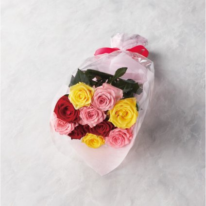 【直送】バラの花束 21本から100本までのお申し込み [26-0237-150] 19MX21-100 セミオーダー ミックス 混色 バラ 切花栄養剤 お手入れのしおり付き 瀬戸内産 贈り物 プレゼント ギフト