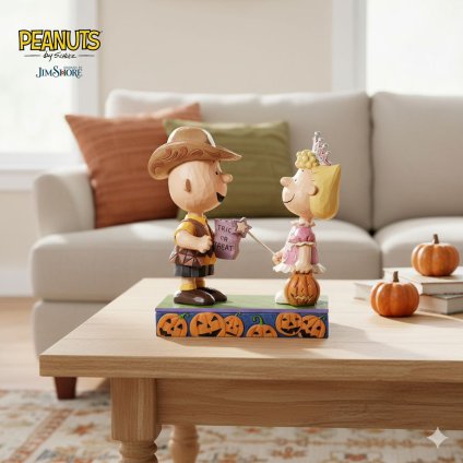 チャーリーブラウン サリー ハロウィン 14cm ハロウィン | ジムショア ピーナッツ グッズ フィギュア 人形 置物 彫刻 Jim Shore 正規輸入品