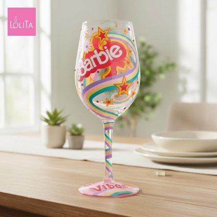Lolita ワイングラス THE ORIGINAL FASHIONISTA 23cm ファッショニスタ バービー | かわいい おしゃれ ポップ モダン デザイン食器 アート ロリータ･ヤンシー 正規輸入品