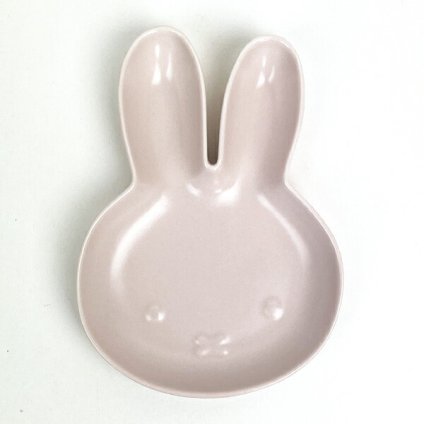 ミッフィー miffy くすみカラー ダイカットプレート S （マットピンク） 皿 キッチン