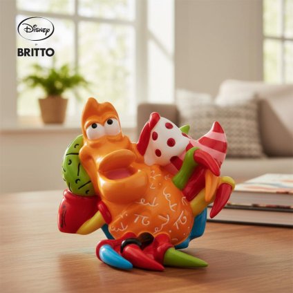 リトルマーメイド セバスチャン ミニ Romero Britto 5cm | ロメロ・ブリット デザイン アート 正規輸入品
