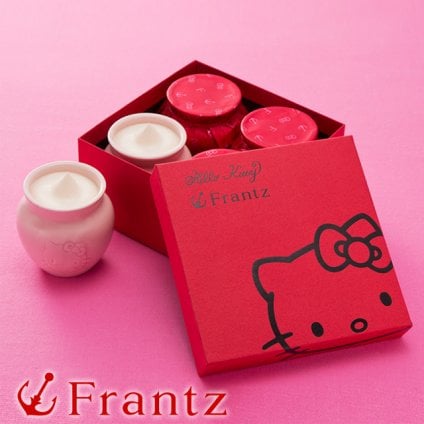 神戸フランツ Hello Kitty × Frantz　神戸魔法の壷プリン4個入 ハローキティ 【手提げ袋付】 プリン 壺プリン スイーツ 洋菓子 ギフト 贈り物 誕生日 手土産 お中元 敬老の日