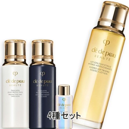 Cle de Peau Beaute(クレ・ド・ポー ボーテ) 【数量限定】ミニキーラディアンスケアキット（ローションエサンシエルＡ＋エマルションプロテクトゥリス（ジュール）+ エマルションアンタンシヴ（ニュイ））