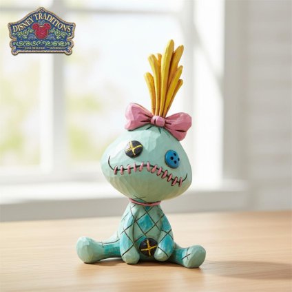 スクランプ ミニ 9cm リロ&スティッチ | ディズニー トラディションズ ジムショア グッズ フィギュア 人形 置物 彫刻 Jim Shore 正規輸入品