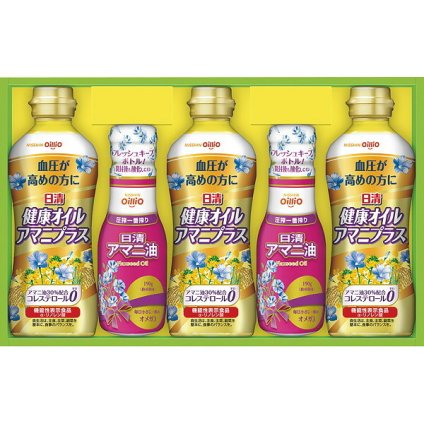 日清オイリオ 日清 アマニ油 アマニプラスギフト [26-0448-010] APA-33 加熱料理 健康オイル 食用油 詰め合わせ セット ギフト 内祝い 出産 結婚 快気