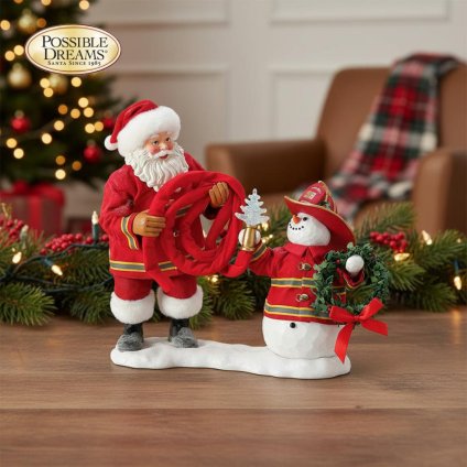 Ho, Heroes! 26.7cm | サンタ サンタクロース 人形 置物 フィギュア クリスマス ホリデー Possible Dreams 正規輸入品