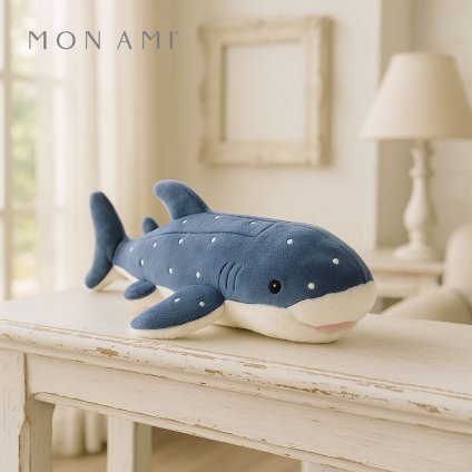 エコー ホエール 11cm クジラ | モナミ ぬいぐるみ 雑貨 アート デザイン かわいい ファーストトイ ギフト プレゼント Mon Ami 正規輸入品