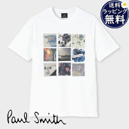 【無料ラッピング】 ポールスミス Paul Smith Tシャツ Analog Art Graphic 半袖 綿100% ホワイト  メンズ ブランド 正規品 新品 ギフト プレゼント 人気 おすすめ 誕生日 記念日 クリスマス 送料無料 psm522141