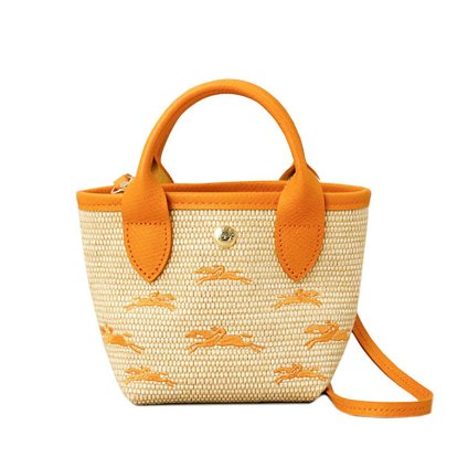 ロンシャン LONGCHAMP バッグ ハンドバッグ ショルダーバッグ 10206 HCF 222 LE PANIER PLIAGE H ル プリアージュ パニエ SAC A MAIN XS ABRICOT オレンジ+ベージュ 系