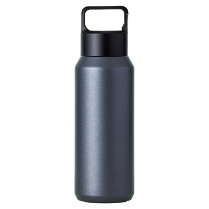 DECO+ 真空ステンレス炭酸ボトル 600ml ブラック ／水筒 キッチン用品 敬老の日 プレゼント ギフト お祝い いつ 70代 80代 メッセージ おじい おばあ 祖父母 お彼岸 お供え 秋 2026 送料無料 ギフト プレゼント プチギフト 内祝い 快気祝い 出産祝い 結婚祝い 引出物 新築祝い お返し