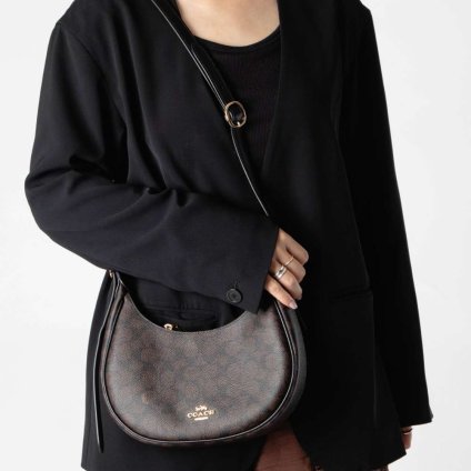 コーチ COACH EMILY SHOULDER BAG IN SIGNATURE CANVAS エミリー ショルダー バッグ シグネチャー キャンバス CDX17 ハンドバッグ レディース バッグ