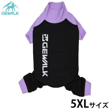 ジウォーク GEWALK 光電子ロンパース 犬服 5XL ブラック