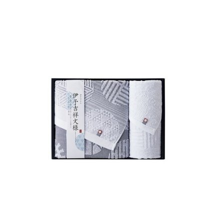 【送料無料・包装無料・のし無料】伊予吉祥文様 今治タオルセット IM3545(B4) /ギフト お歳暮 入学祝い 卒業祝い 就職祝い 結婚祝い 誕生日 出産祝い 引越祝い 香典返し 新盆 初盆 御礼 内祝い 快気祝い ご挨拶 志 法事