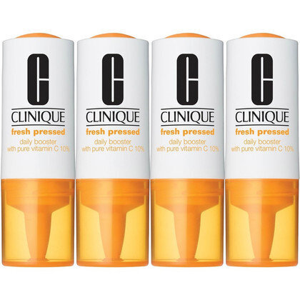クリニーク フレッシュ プレスト C10 デイリー ブースター  8.5ml×4個  |  CLINIQUE  美容液 美容グッズ コスメ化粧品 誕生日 クリスマス ホワイトデー 結婚記念日 ウエディングギフト 母の日 送別会 バレンタインデー 女性 彼女 妻奥さん 母お母さん 女友達