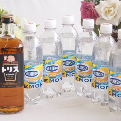 家飲みを、バーカウンターへ ハイボールウイスキー7本セット(トリス クラシック37度 ウィルキンソン炭酸レモン) 700ml×1本 500ml×6本