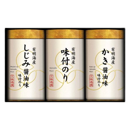三味逸選 こだわり味付海苔詰合せ  ／味付け海苔 海苔 乾物 食品 お中元 御中元 ギフト 暑中 残暑 お盆 初盆 新盆 お供 御供 ギフト 2026 送料無料 ギフト プレゼント プチギフト 内祝い 快気祝い 出産祝い 結婚祝い 引出物 新築祝い お返し