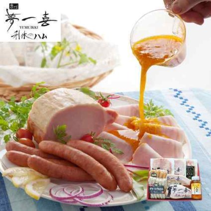 大阪 夢一喜 熟成ハム ウインナー ソーセージ ベーコン 詰め合わせ 6種 ロースハム ブロック スライス 肉 ギフト お中元 お歳暮 内祝い お返し 出産 結婚 御祝 お礼 プレゼント お取り寄せ グルメ 惣菜 贈り物 贅沢