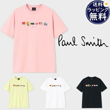 【無料ラッピング】 ポールスミス Paul Smith Tシャツ Stickers 半袖 綿100%  メンズ ブランド 正規品 新品 ギフト プレゼント 人気 おすすめ 誕生日 記念日 クリスマス 送料無料 psm522117