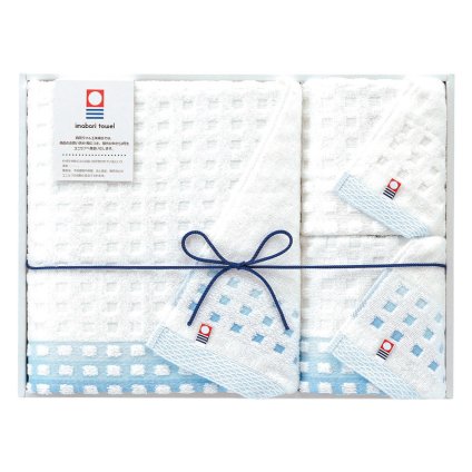 今治タオル 蒼海 バスタオル&ウォッシュタオル2P  ／タオル 日用品・ヘルスケア 敬老の日 プレゼント ギフト お彼岸 お供え 秋 2026 送料無料 ギフト プレゼント プチギフト 内祝い 快気祝い 出産祝い 結婚祝い 引出物 新築祝い お返し