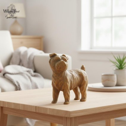 ウィローツリー 彫像 Love my Dog (standing) - 私の愛犬 5cm いぬ | おしゃれ 置物 彫刻 人形 インテリア スーザン･ローディ 正規輸入品
