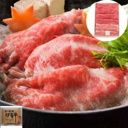 伊賀牛 すき焼き 500g ウデ バラ 三重県産 黒毛和牛 ブランド牛 証明書付き ギフト 熨斗 贈り物 お取り寄せ グルメ 高級 肉の横綱 お歳暮 お中元