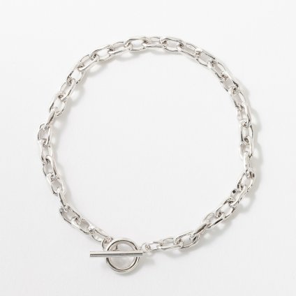 リンク チェーン ブレスレット シンプル お揃い ペアアクセ シルバー ゴールド ユニセックス Brass