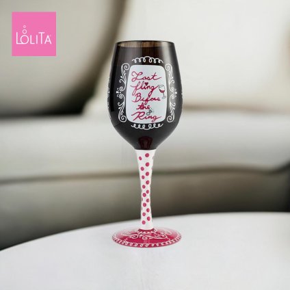 Lolita ワイングラス BACHELORETTE 23cm バチェロレッテ | かわいい おしゃれ ポップ モダン デザイン食器 アート ロリータ･ヤンシー 正規輸入品