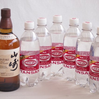 家飲みを、バーカウンターへ ハイボールウイスキー7本セット(ウィルキンソン炭酸 山崎 43度) 500ml×6本 700ml×1本