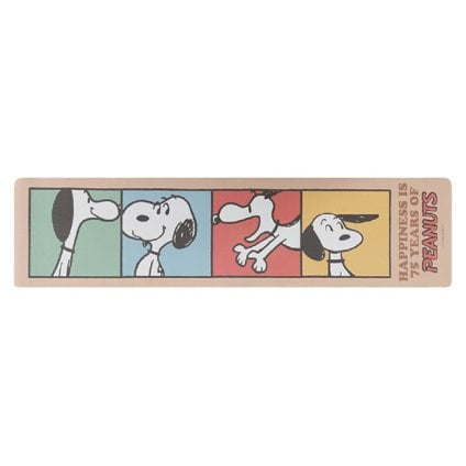 スヌーピー パストスヌーピー ロングマット(45×180cm) PEANUTS 75th SNOOPY