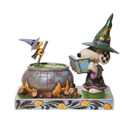 スヌーピー ウッドストック ウィザード 魔法使い 13.3cm ハロウィン | ジムショア ピーナッツ グッズ フィギュア 人形 置物 彫刻 Jim Shore 正規輸入品