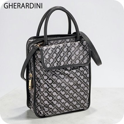 ゲラルディーニ ショルダーバッグ レディース ブランド GHERARDINI Italy GHB0102 GRANI グレー/ブラック