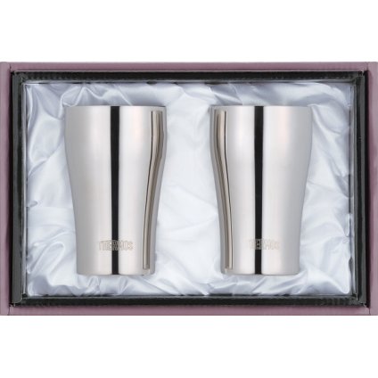 【直送】サーモス 真空断熱ペアタンブラー [26-0213-020] JCY-320GP1(SM) 320ml コップ グラス ペア 2個セット 保温 保冷 魔法瓶 結露しにくい ビール コーヒー おしゃれ ギフト プレゼント お祝い 内祝い