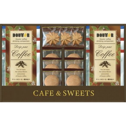 【送料無料・包装無料・のし無料】ドトールコーヒー&洋菓子セット LDF-BER(A4) /ギフト お歳暮 入学祝い 卒業祝い 就職祝い 結婚祝い 誕生日 出産祝い 引越祝い 香典返し 新盆 初盆 御礼 内祝い 快気祝い ご挨拶 志 法事