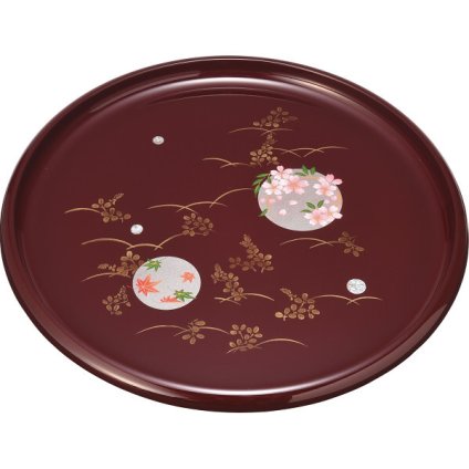紀州塗 紀州塗 円華 １０寸 信貴丸盆 [26-0216-080] ２２０４０９４ プレミアムギフト 贈り物 お祝い ユリア樹脂 日本製 内祝い 出産内祝い 結婚内祝い 快気祝い 新築祝い お返し 贈り物 プレゼント ギフト