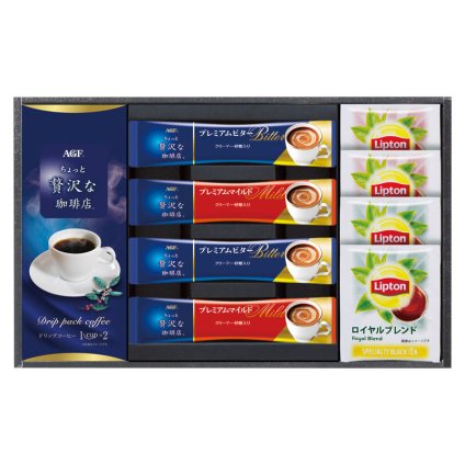 AGF&リプトン 珈琲･紅茶セット  ／インスタントコーヒー コーヒー 水・ソフトドリンク 飲料 敬老の日 プレゼント ギフト お彼岸 お供え 秋 2026 送料無料 ギフト プレゼント プチギフト 内祝い 快気祝い 出産祝い 結婚祝い 引出物 新築祝い お返し