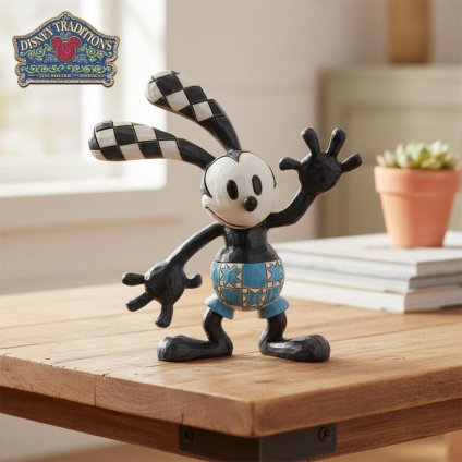 オズワルド ミニ 8.5cm | ディズニー トラディションズ ジムショア グッズ フィギュア 人形 置物 彫刻 Jim Shore 正規輸入品