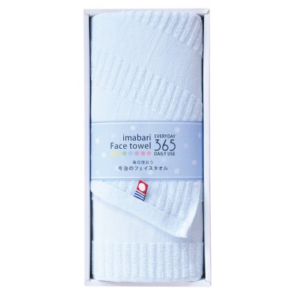 今治365 フェイスタオル ブルー  ／タオル 日用品・ヘルスケア お中元 御中元 ギフト 暑中 残暑 お盆 初盆 新盆 お供 御供 ギフト 2026 送料無料 ギフト プレゼント プチギフト 内祝い 快気祝い 出産祝い 結婚祝い 引出物 新築祝い お返し