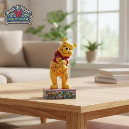 プーさん スタンディング 12cm くまのプーさん | ディズニー トラディションズ ジムショア グッズ フィギュア 人形 置物 彫刻 Jim Shore 正規輸入品