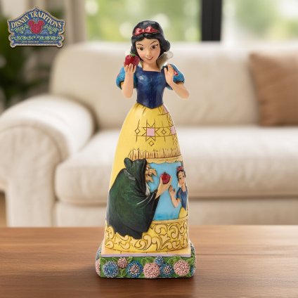 白雪姫 アップル ウィズ シーン 19.7cm | ディズニー トラディションズ ジムショア グッズ フィギュア 人形 置物 彫刻 Jim Shore 正規輸入品