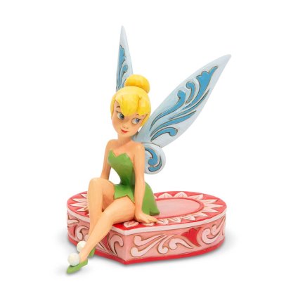 ティンカーベル ハートに座って 12cm ピーターパン | ディズニー トラディションズ ジムショア グッズ フィギュア 人形 置物 彫刻 Jim Shore 正規輸入品