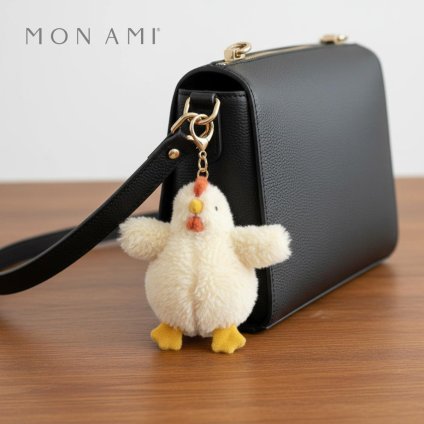 ヘーゼルヘン バッグチャーム 9cm ニワトリ | モナミ ぬいぐるみ 雑貨 アート デザイン かわいい ファーストトイ ギフト プレゼント Mon Ami 正規輸入品