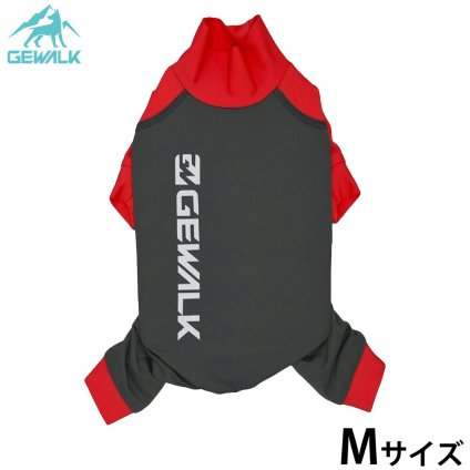 ジウォーク GEWALK 光電子ロンパース 犬服 M グレー