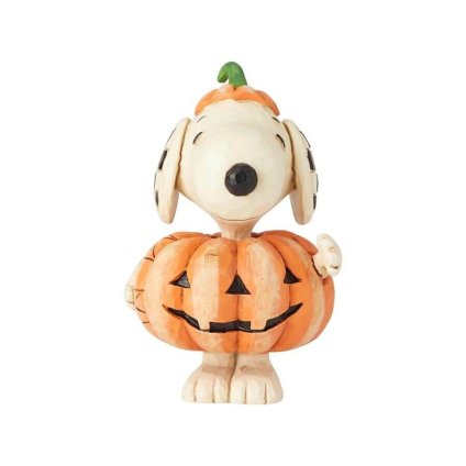 スヌーピー ハロウィン パンプキン かぼちゃ ミニ 8.9cm ハロウィン | ジムショア ピーナッツ グッズ フィギュア 人形 置物 彫刻 Jim Shore 正規輸入品