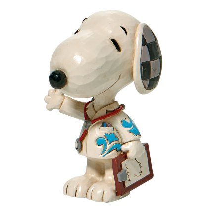 スヌーピー ドクター ミニ 8cm | ジムショア ピーナッツ グッズ フィギュア 人形 置物 彫刻 Jim Shore 正規輸入品