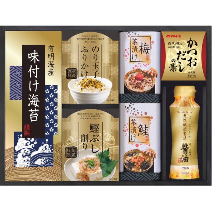 味の蔵 食卓詰め合わせ [26-7632-160] KE-25S のり佃煮 味付け海苔 かつおだし 醤油 お茶漬け 和食 調味料 詰め合わせ ギフト お中元 お歳暮 内祝い 出産内祝い 結婚内祝い 快気祝い 香典返し 贈り物 プレゼント