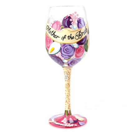 Lolita ワイングラス MOTHER OF THE BRIDE 22.7cm 花嫁のママ | かわいい おしゃれ ポップ モダン デザイン食器 アート ロリータ･ヤンシー 正規輸入品