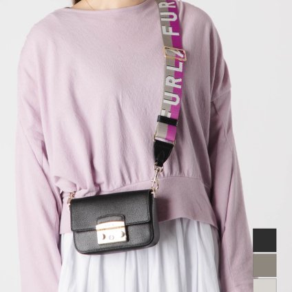 フルラ FURLA WB00839 BX0006 ショルダーバッグ メトロポリス ミニ レディース バッグ クロスボディ ミニバッグ 斜め掛け レザー カジュアル 肩掛け ロゴ プレゼント シンプル コンパクト ギフト 本革 鞄 METROPOLIS MINI 全3色