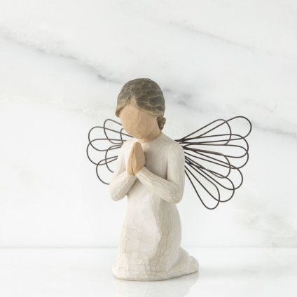 ウィローツリー天使像 Angel of Prayer - 祈り 10cm | おしゃれ 置物 彫刻 人形 インテリア スーザン･ローディ 正規輸入品